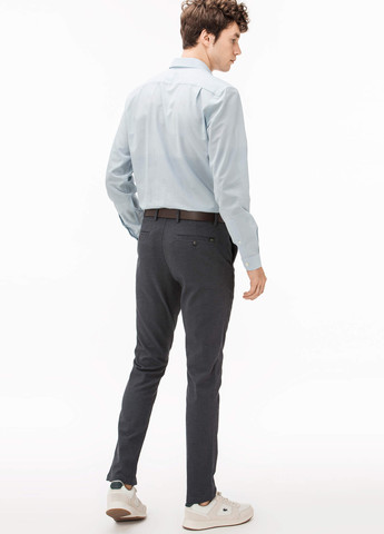 Темно-серые кэжуал демисезонные чиносы брюки Lacoste