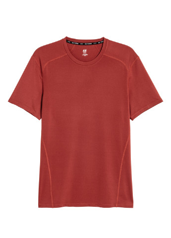 Темно-красная футболка H&M