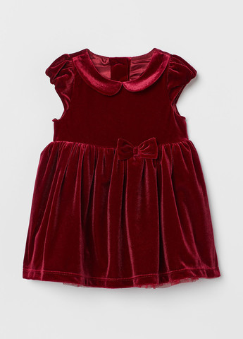 Тёмно-красное платье H&M (277812068)