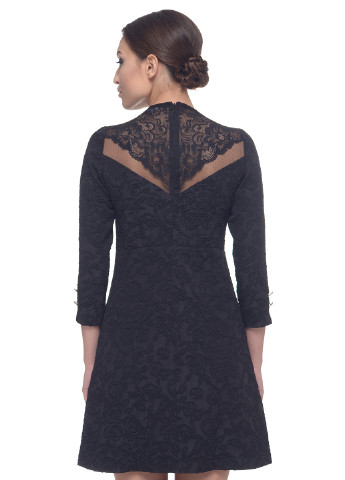 Чорна кежуал сукня Arefeva фактурна