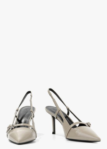 Le'BERDES Туфлі слінгбекі хакі з натуральна шкіра, україна — літо (322646273)