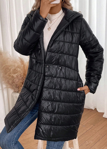 Черная демисезонная куртка SHEIN