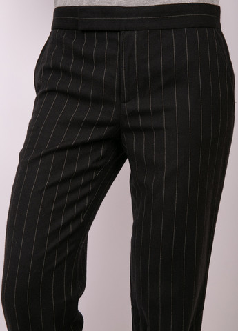 Черные классические демисезонные зауженные брюки Ralph Lauren