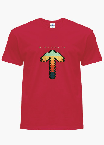 Червона демісезонна футболка дитяча майнкрафт (minecraft) (9224-1169) MobiPrint