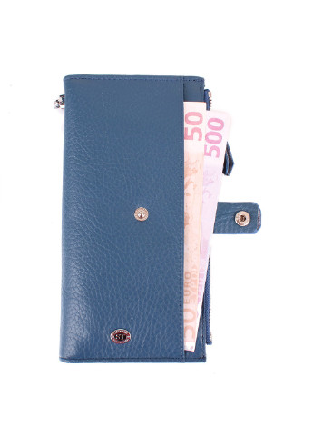 Женский кожаный кошелек 19х9,5х1,8 см ST Leather Accessories (195547146)