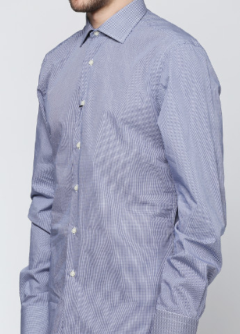 Синяя классическая рубашка в полоску Valentino
