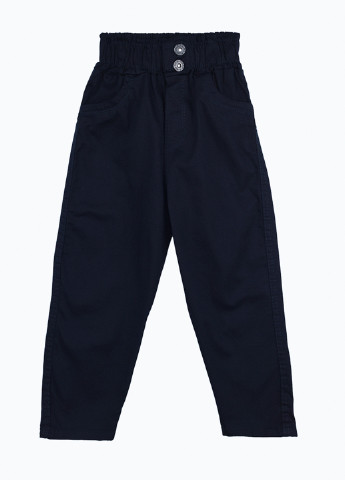 Темно-синие кэжуал демисезонные зауженные брюки Toontoy