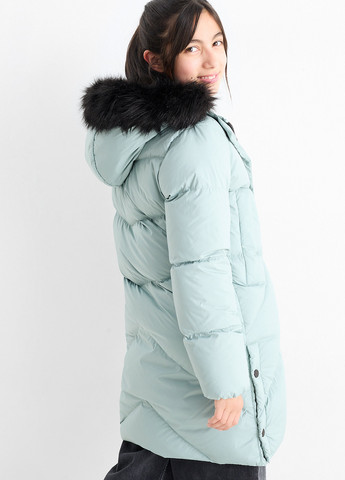 Серо-голубая зимняя куртка C&A