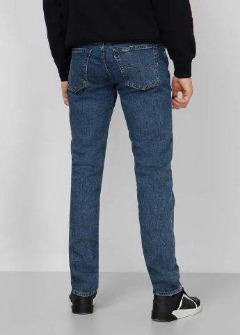 Синие демисезонные регюлар фит джинсы Levi's