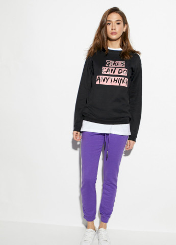 Черный свитшот basic YAPPI (201487263)