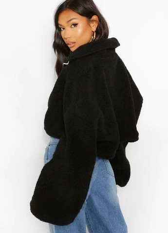 Чорна демісезонна куртка Boohoo