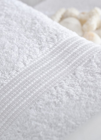 English Home полотенце, 50х90 см однотонный белый производство - Турция