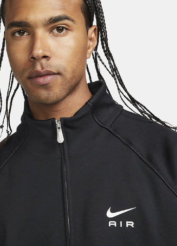 Чорна демісезонна куртка Nike Air Men's Poly-Knit Jacket