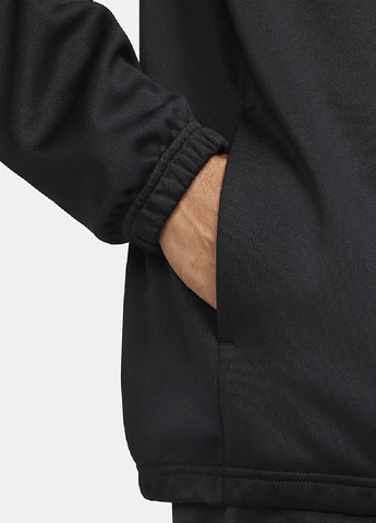 Чорна демісезонна куртка Nike Air Men's Poly-Knit Jacket