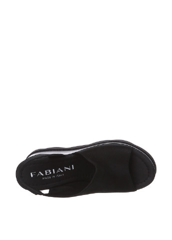Черные босоножки Fabiani на резинке