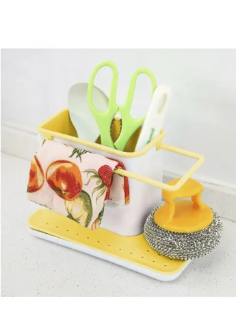 Органайзер для раковини PRC Kitchen Shelf Sink tidy Жовтий Good Idea (244580475)