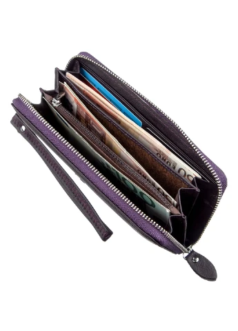 Жіночий шкіряний гаманець-клатч 9х18,5 см st leather (252129079)