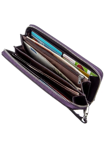 Жіночий шкіряний гаманець-клатч 9х18,5 см st leather (252129079)