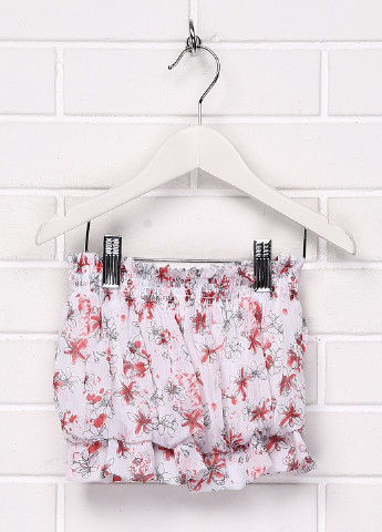Белоснежная кэжуал цветочной расцветки юбка Heach Dolls мини