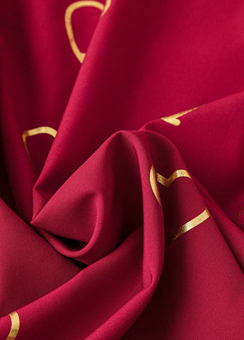 Вишнёвая блуза SHEIN