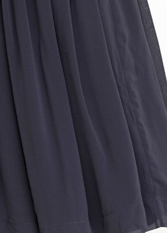 Темно-серое коктейльное платье Zara однотонное