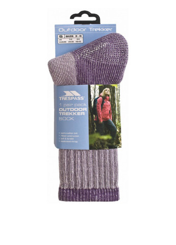 Сиреневые носки Trespass однотонные (145075389)