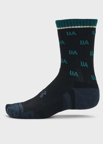 Чёрные носки (2 пары) Under Armour логотипы (315696951)
