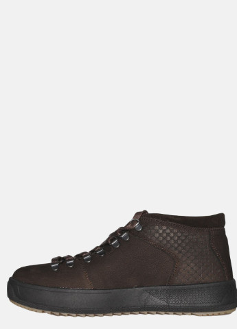 Коричневые зимние ботинки 903кор.н.черн коричневый Fabiani