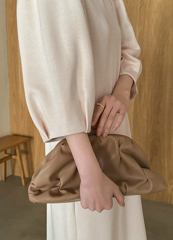 Кремова кежуал сукня а-силует SHEIN однотонна