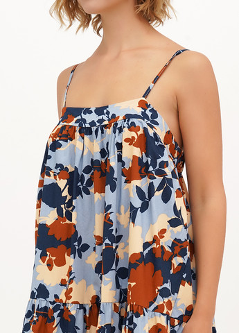 Блакитна кежуал сукня балон Joie Clair з абстрактним візерунком