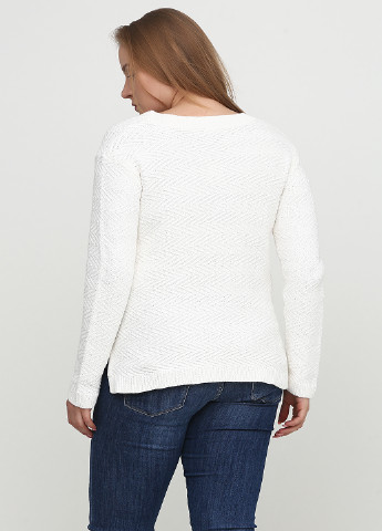 Білий демісезонний пуловер пуловер Kiabi