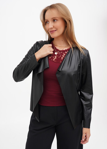 Черный женский жакет Terranova однотонный - демисезонный