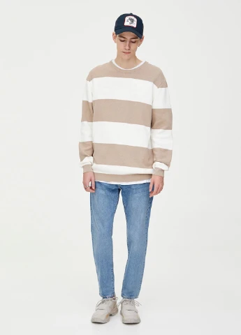 Бежевий демісезонний джемпер джемпер Pull & Bear