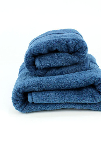 Набір махрових рушників БС0015 50х90, 70х140 Еней-Плюс синій