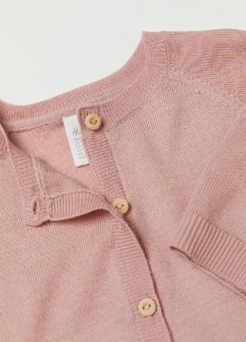 Кардиган демісезон,рожевий, H&M (255192642)