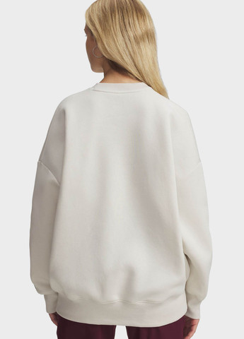 Бежевий світшот Under Armour логотип без декору (366431832)