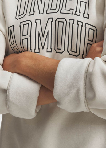 Бежевий світшот Under Armour логотип без декору (366431832)