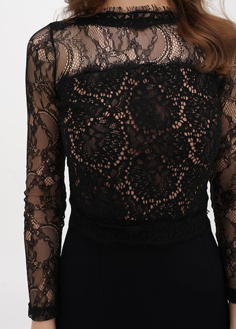 Чорна кежуал сукня а-силует Sassofono однотонна