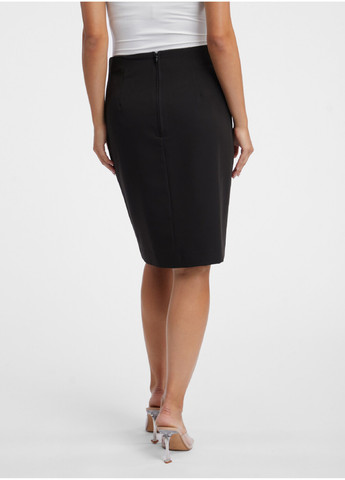 Черная кэжуал, офисная однотонная юбка Orsay карандаш