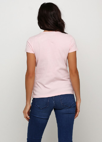 Светло-розовая летняя футболка Esmara
