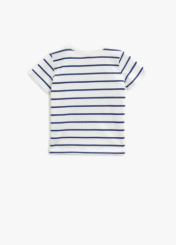 Белая летняя футболка KOTON