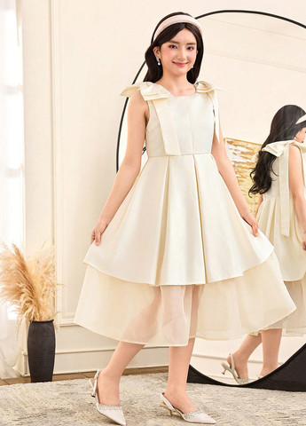 Кремовое платье SHEIN (366512882)