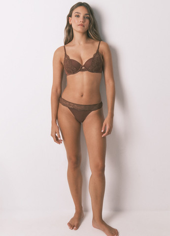 Коричневий корбей бюстгальтер Women'secret з кісточками модал