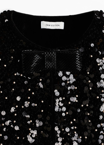 Черный женский жакет H&M однотонный - всесезон