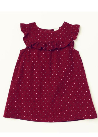 Бордовое платье H&M (250354529)