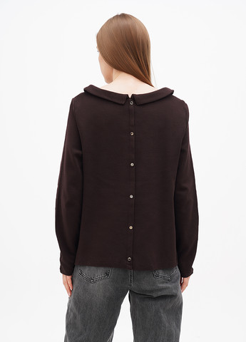 Тёмно-коричневая блуза Talbots