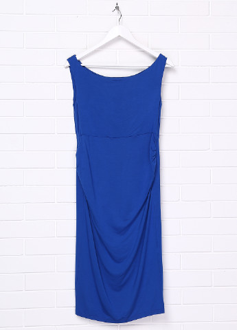 Синее кэжуал платье Asos однотонное
