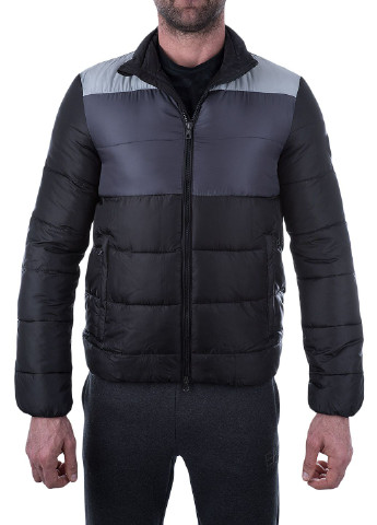 Чорна зимня куртка ARMANI EA7