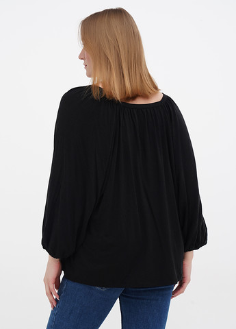 Чорна демісезонна блуза Garnet Hill