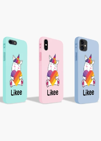 Чохол силіконовий Apple Iphone X Лайк Єдиноріг (Likee Unicorn) (6129-1037) MobiPrint (219283970)